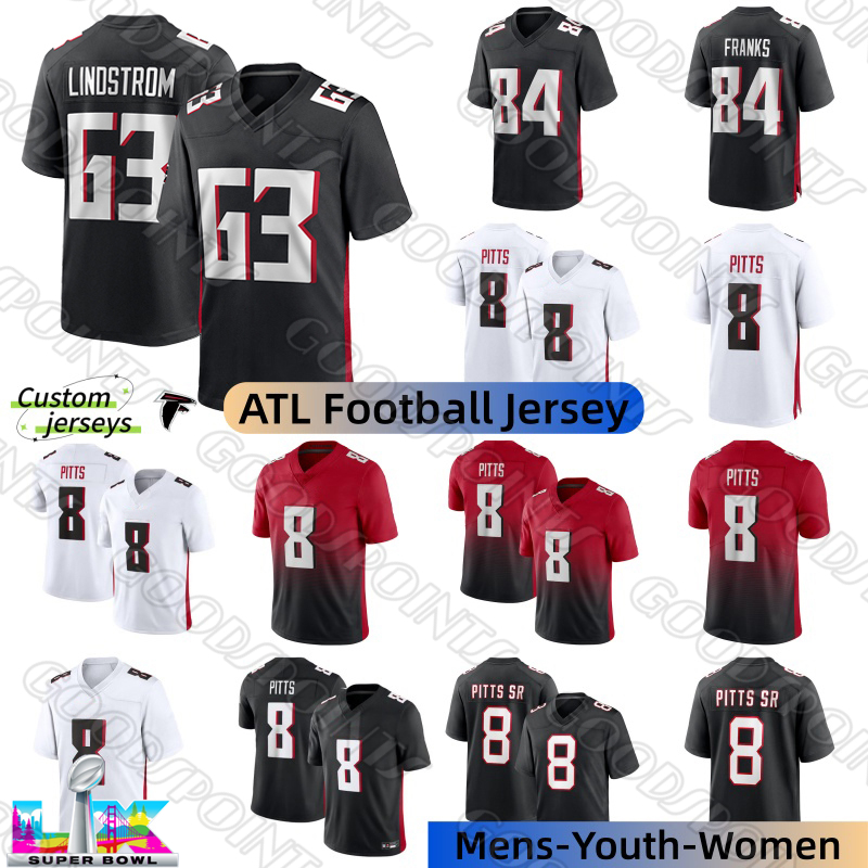 AtlantaS Bijan Robinson Falconss jersey Chris Lindstrom kirk cousins Drake London Pitts Penix Pearce Jr Deion Sanders Vick Matt Xavier Watts falcon Football jersey