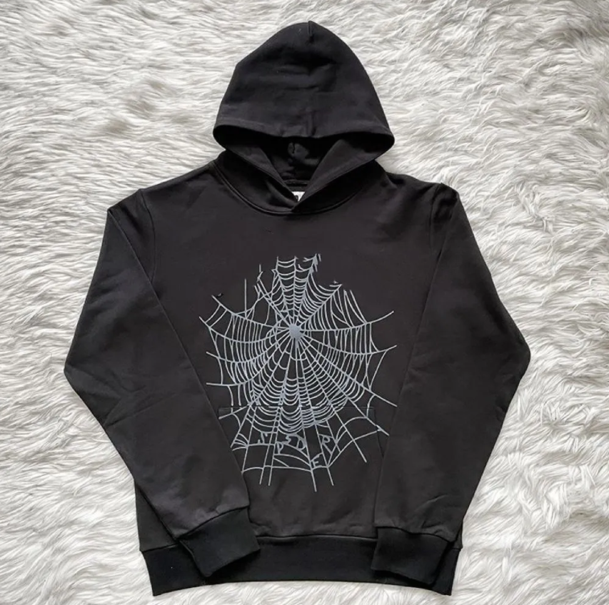 2026 Spider Hoddie Designer Hoodies Spider Rhinestone Flannel Sweatshirts Hoodie Web Street Graffiti Pants Set Cobweb Print Cheap Hoodies Suit Hoodi