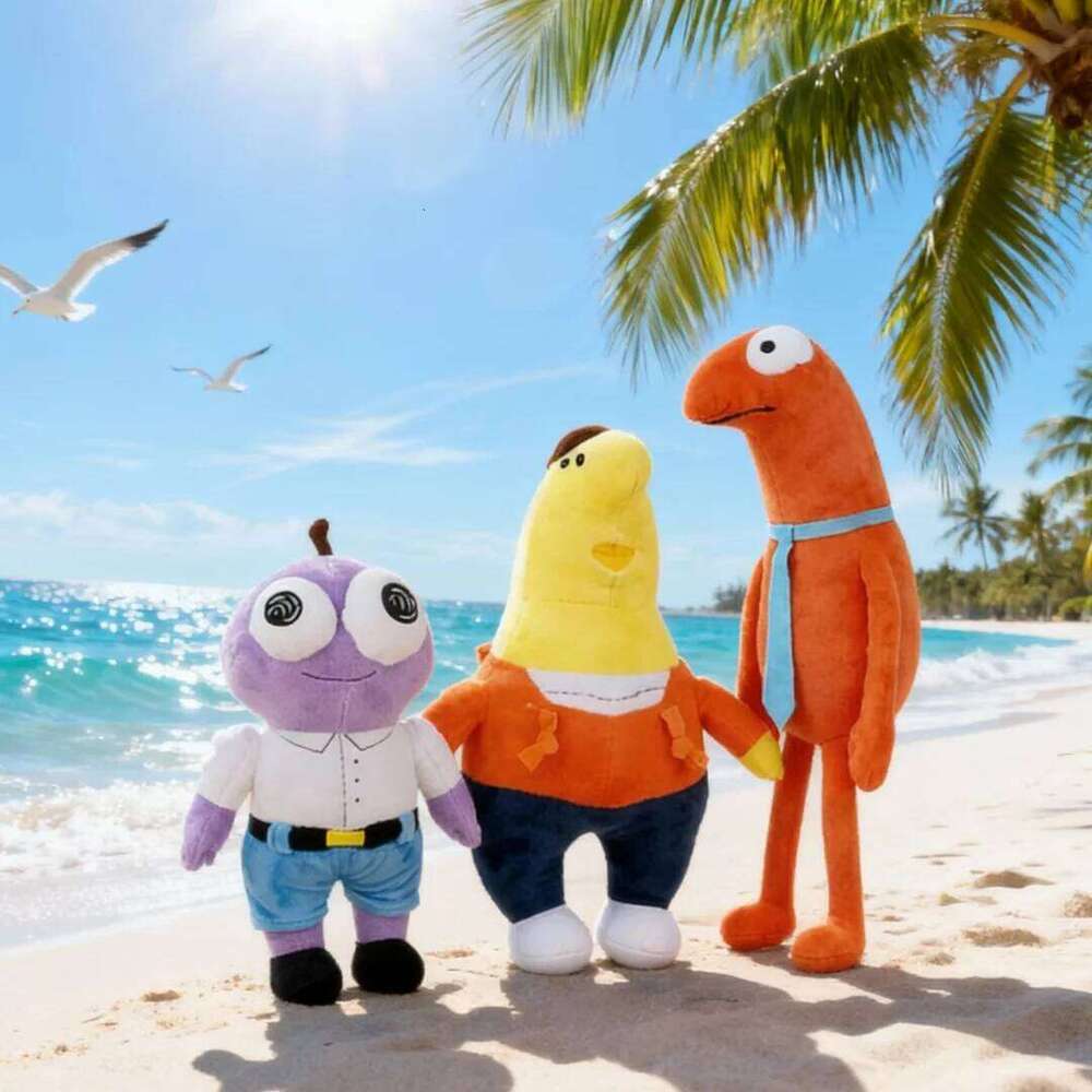 Cute Soft Smiling Friends Plush Toys Cartoon Anime Pillow Dolls Happy Animated Peripherals For Kids Toy Birthday Gift Y260128