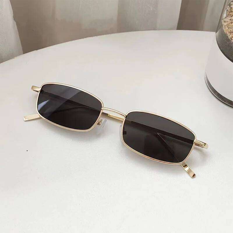 New Small Rectangle Sunglasses Women Fashion Metal Frame Square Sun Glasses Men Classic Vintage Eyewear UV400 Gafas De Sol H260129