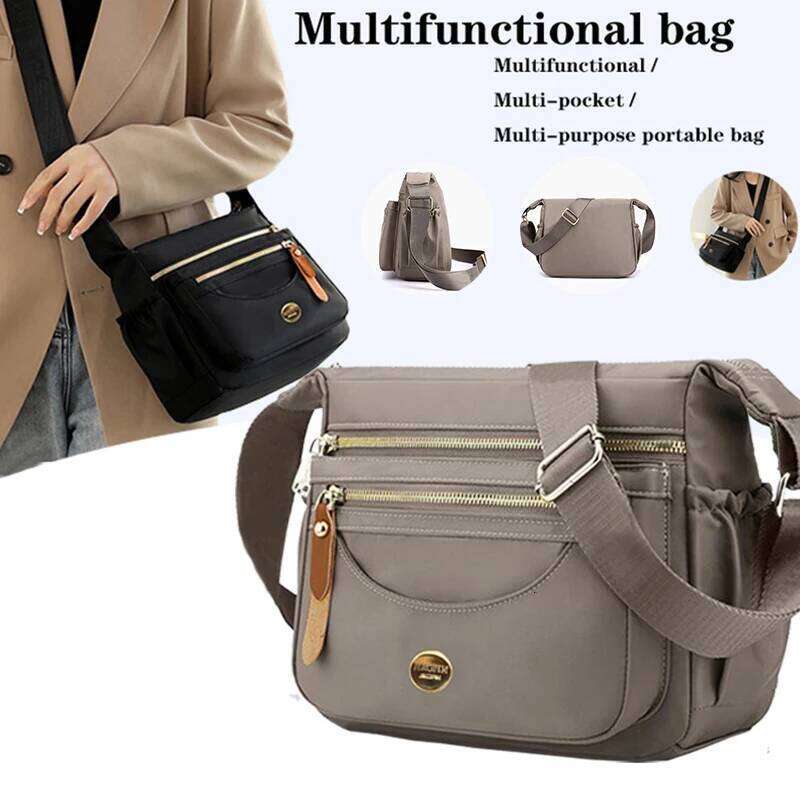Neutral Crossbody Shoulder Bags, Messenger Bags Men Women Are Suitable for Daily Commuting and Work Use