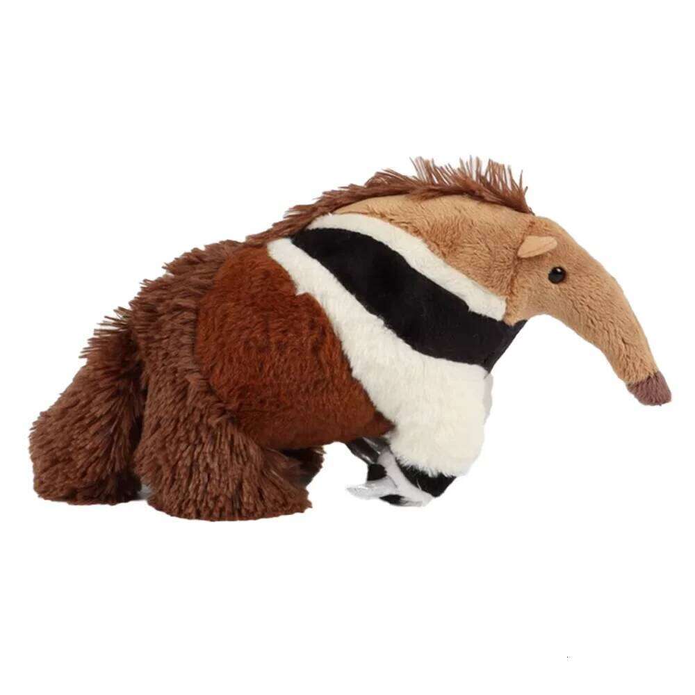 22cm Giant Plush High Fidelity Simulation Soft Anteater Cute Forest Ant Eater Enthusiasts Kids Birthday Toys Y260128