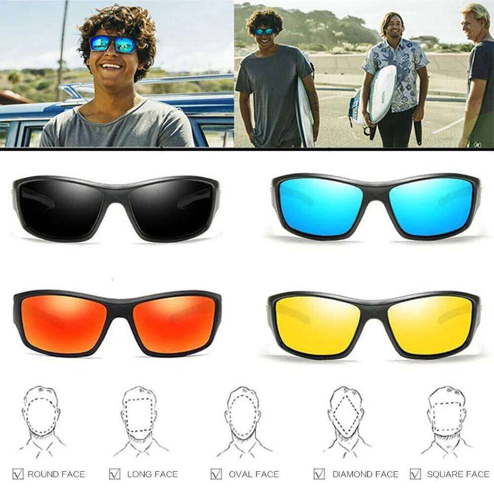 Polarized Sunglasses Men Designer HD Driving Sun Glasses Fashion Male Fishing Eyewear UV400 for Gafas Dirt Bike Moto Car Drivers H260129