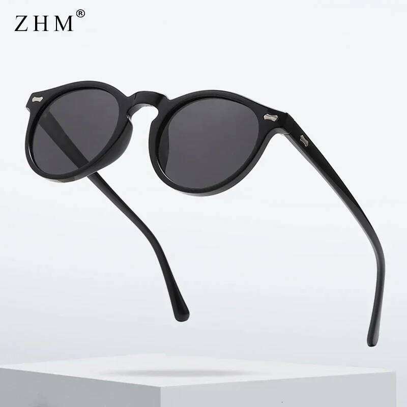 New Retro Polarized Sunglasses Men Women Fashion Small Round Sun Glasses For Male Female Literary Vintage Shades Driving Eyewear H260129