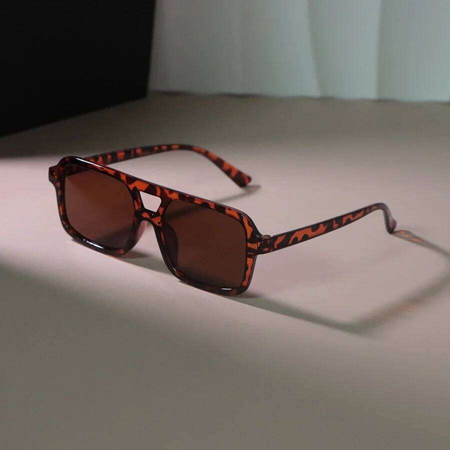 Classic Rectangle Sunglasses Women Men Fashion Vintage Sun Glasses Female Male Designer Casual Travel Shades Oculos De Sol H260129
