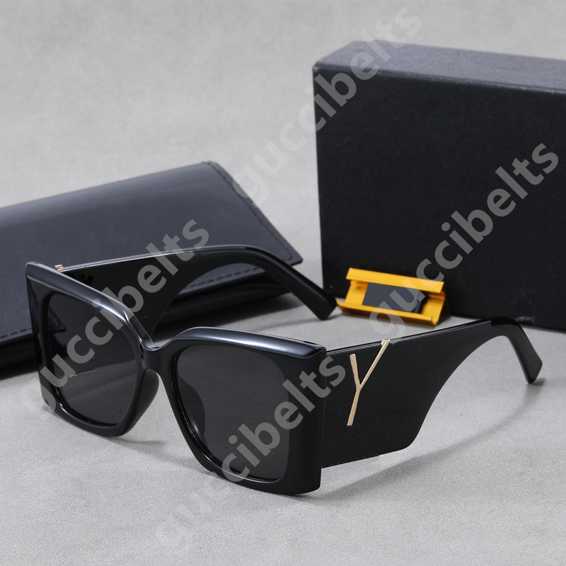 Designers sunglasses fashion polarized sunglasses UV resistant luxury sunglass men women Goggle Retro square sun glass Casual eyeglasses