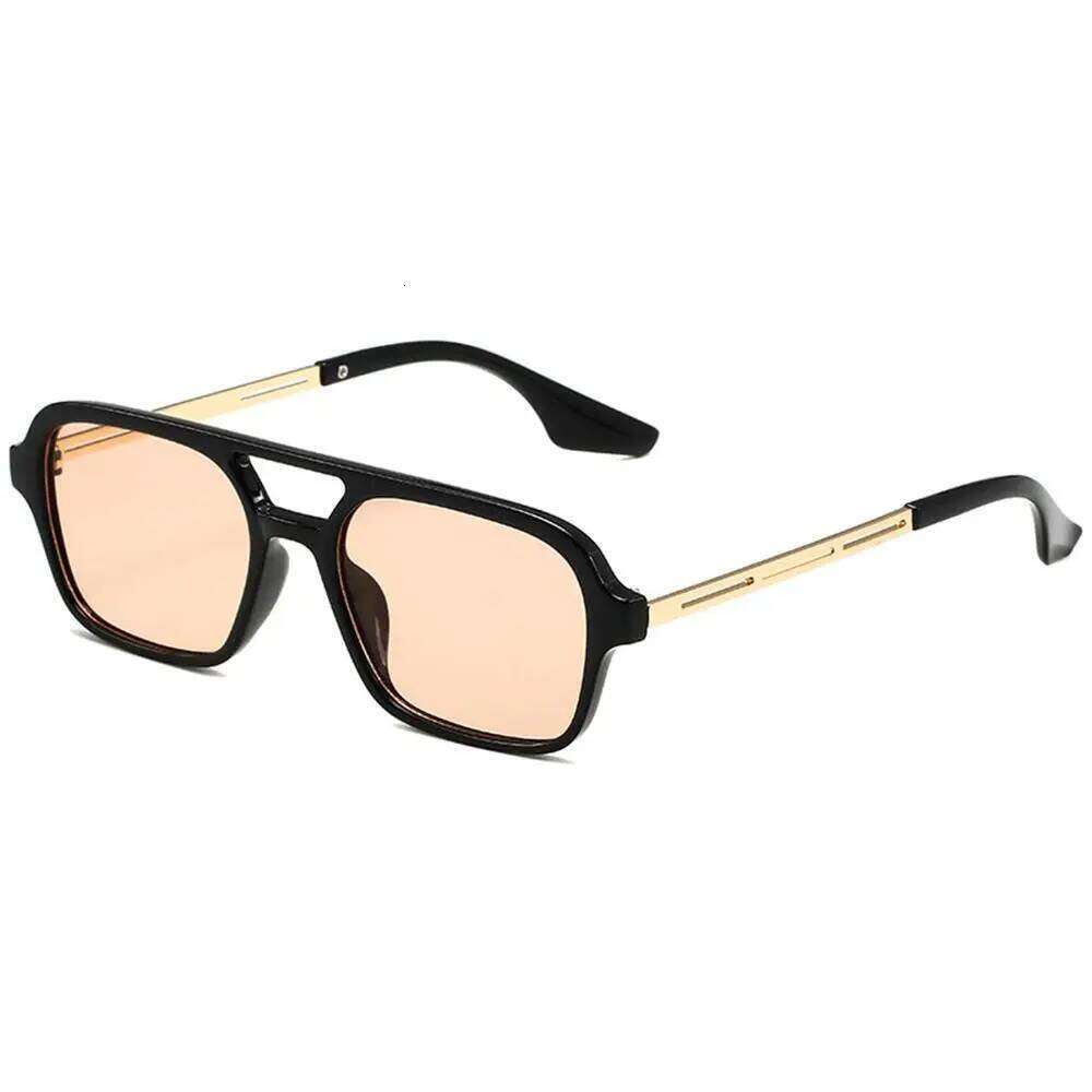 Small Frame Square Sunglasses Woman Brand Designer Fashion Luxury Sun Glasses Female Vintage Hollow Leopard Blue Oculos De Sol H260129