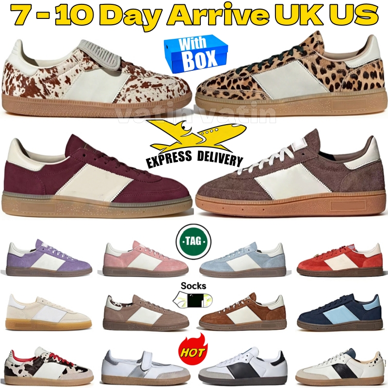 With box Designer Shoes Men Woman Leopard Vegan OG Sneakers Earth Strata Gum White Black Collegiate Navy Leopard Magic Night Indigo Sporty and rich Trainers