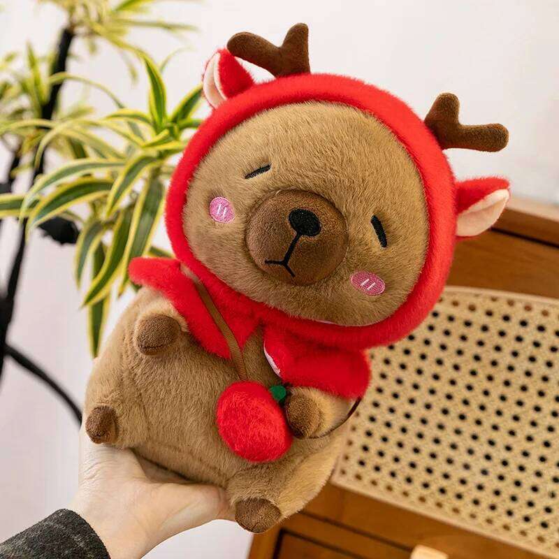 Plush toys cute capibala elk capybara grab doll gifts Y260128