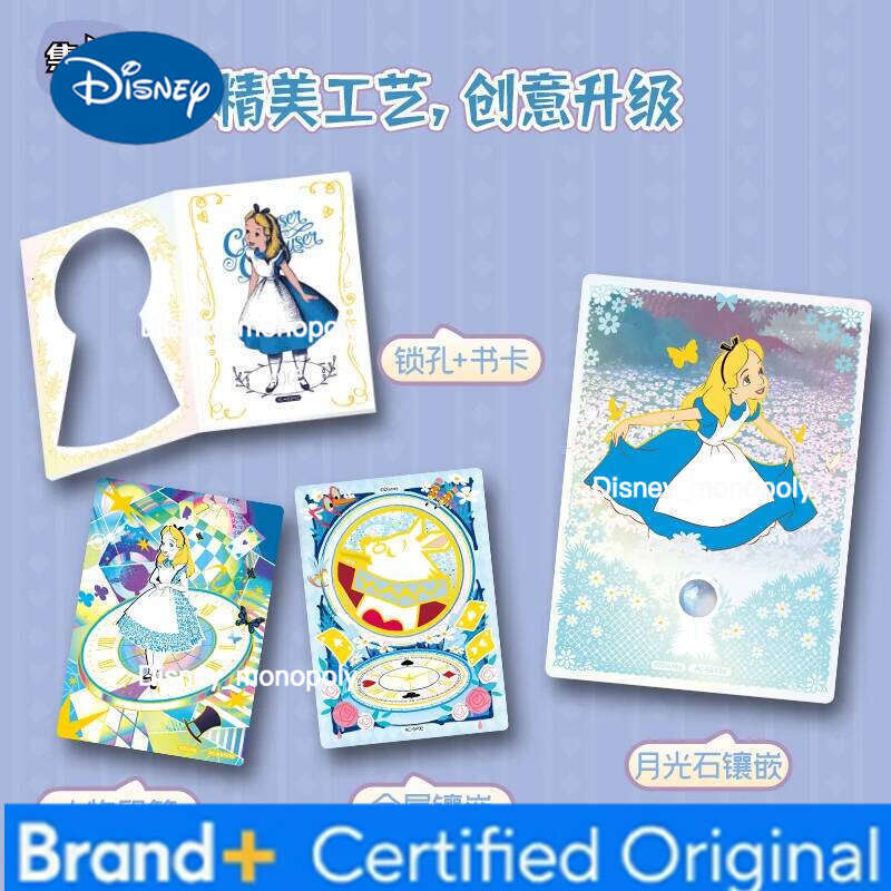 Disney Card.Fun Genuine New Series Alice in Wonderland Collectible Anime Peripheral Cards Holiday Gifts H260129