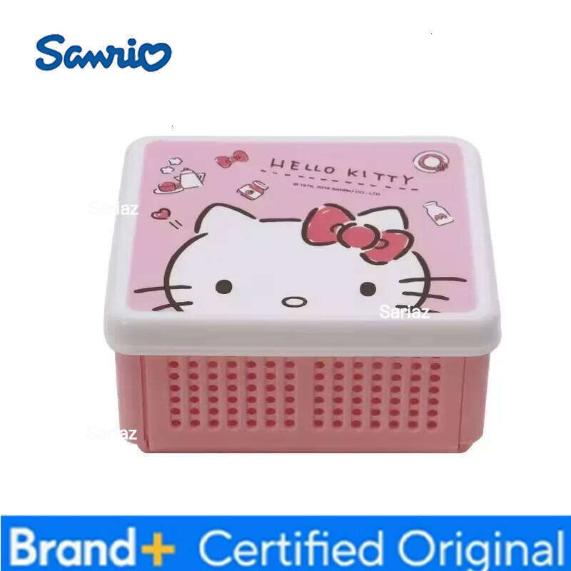 Sanrio Hello Kitty Multipurpose Folding Storage Cute KTM Desktop Miscellaneous Cosmetics Sorting Cartoon Box Holiday Gifts H260129