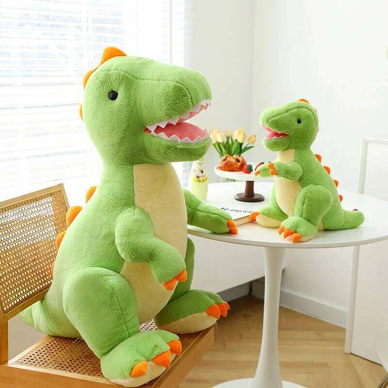 1pc 28cm/11.02in New dinosaur plush toy oversized Tyrannosaurus rex pillow rag doll Children's Day gift Y260128