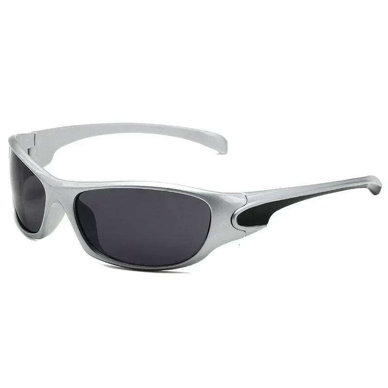 New Punk Y2K Sunglasses Women Goggle Luxury Brand Wrap Square Sun Glasses 2000'S Shades Eyewear UV400 Female Designer Eyeglasses H260129