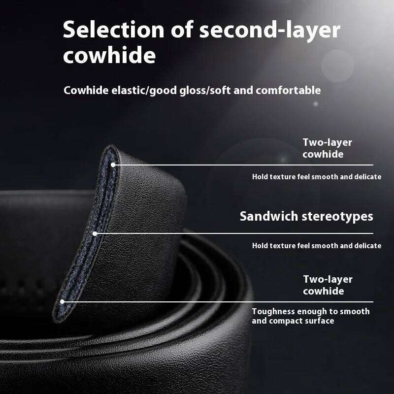 Fashion Designer Men's Genuine Leather 3.5cm Automatic Ratchet Belt, Luxury Brand Belt for Men X260128