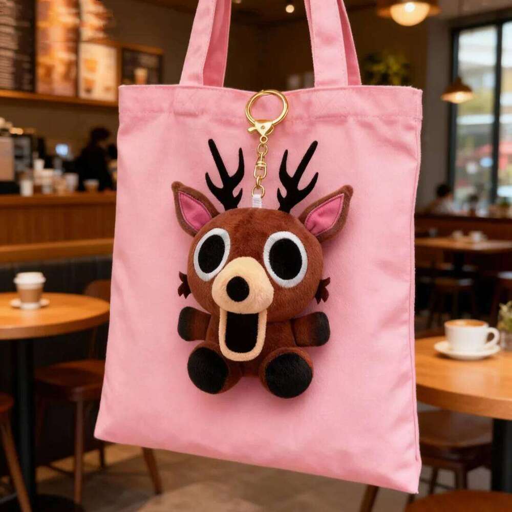 Mini Kawaii Plush Toys 99 Nights in the Forest Anime Animal Deer Buddy Bag Charm Kids Idea Christmas Gifts Home Decor Y260128