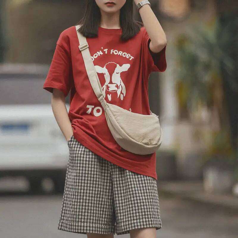 Yujia's same Korean style women's casual and stylish versatile shoulder dumpling bag, crossbody bag XJ260129