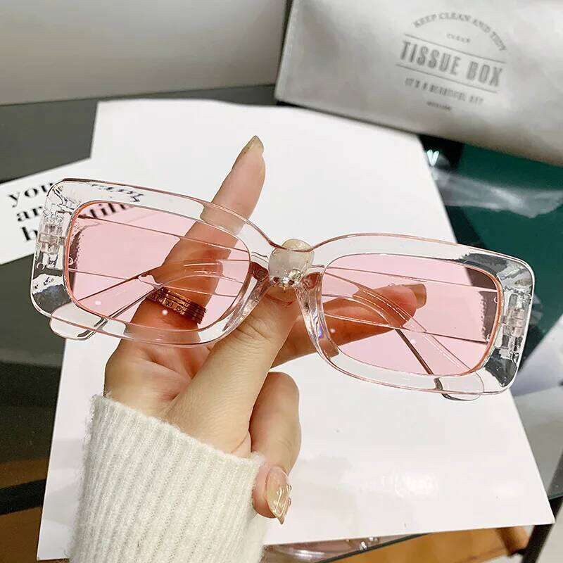 Vintage Square Sunglasses For Women Men Rectangle Sun Glasses Oval Eyewear Oculos De Sol for Male Female Eyeglasses H260129