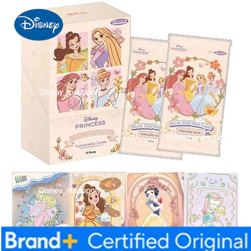 Disney Fun Official Genuine Princess Shining Self Series Cards Snow White Collection Card Anime Peripheral Gift Toys H260129