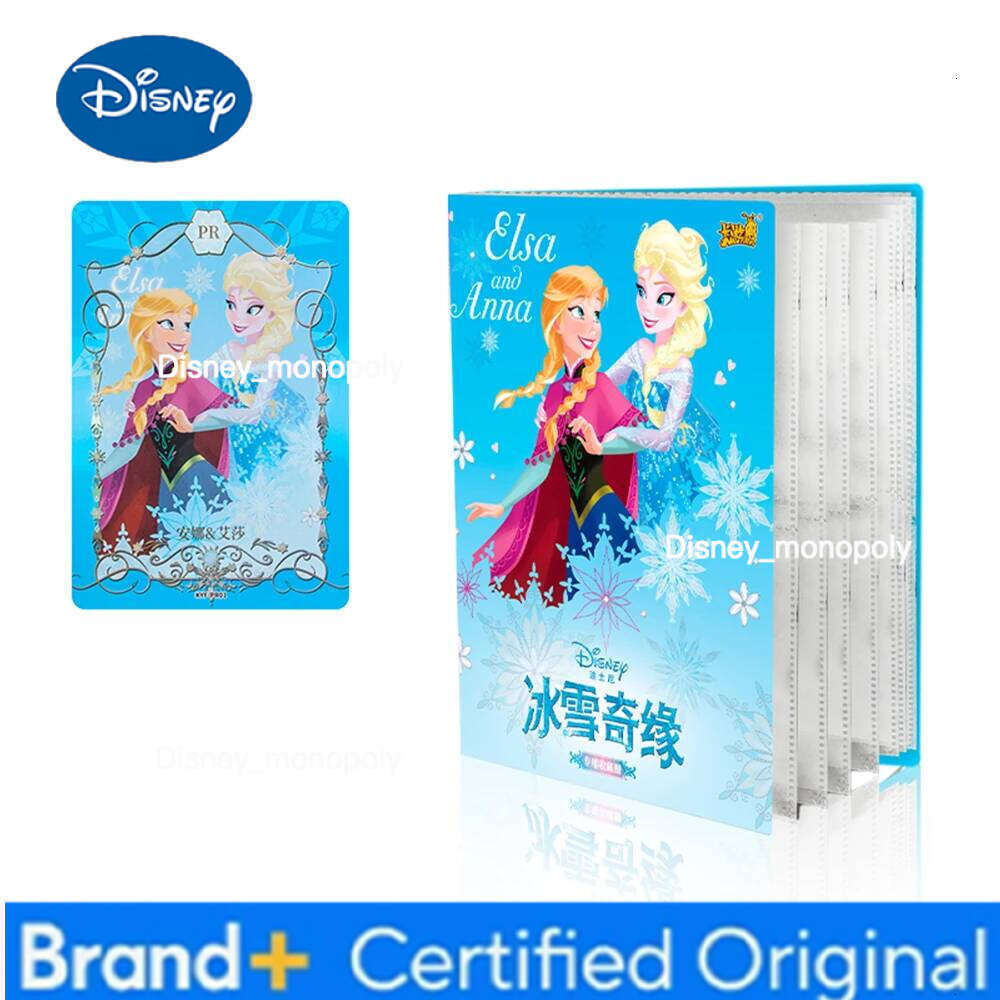 Disney KAYOU Frozen Anime of Cards Toys Party Boxes Paper Games Playing Kids Album Collection Children Gift Hobby 7-12y H260129