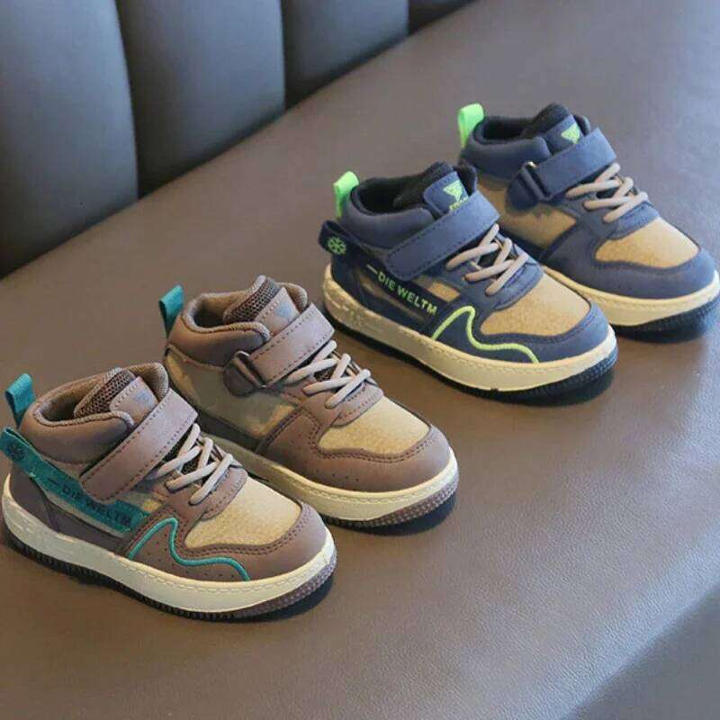 Children Fashion Versatile Soft Soled Kids Casual Shoes Trendy Comfort Breathable Antiskid Sneakers Zapatillas De Deporte Y260128