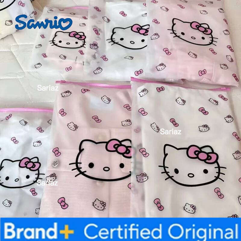 Sanrio Hello Kitty Sock Storage Underwear Organizer Divider Pouch Travel Clothing Zipper Bag for Business Trips H2601291