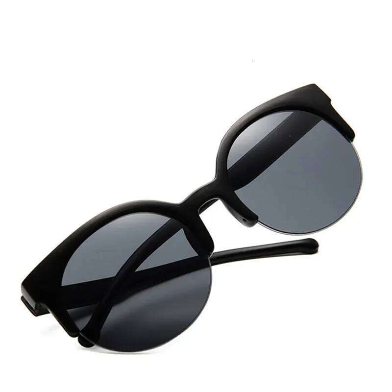 Cat Eye Sunglasses Women Fashion Ladies Vintage Sun Glasses Female Round Circle Sexy Retro Oculos De Sol Feminino UV400 Points H260129