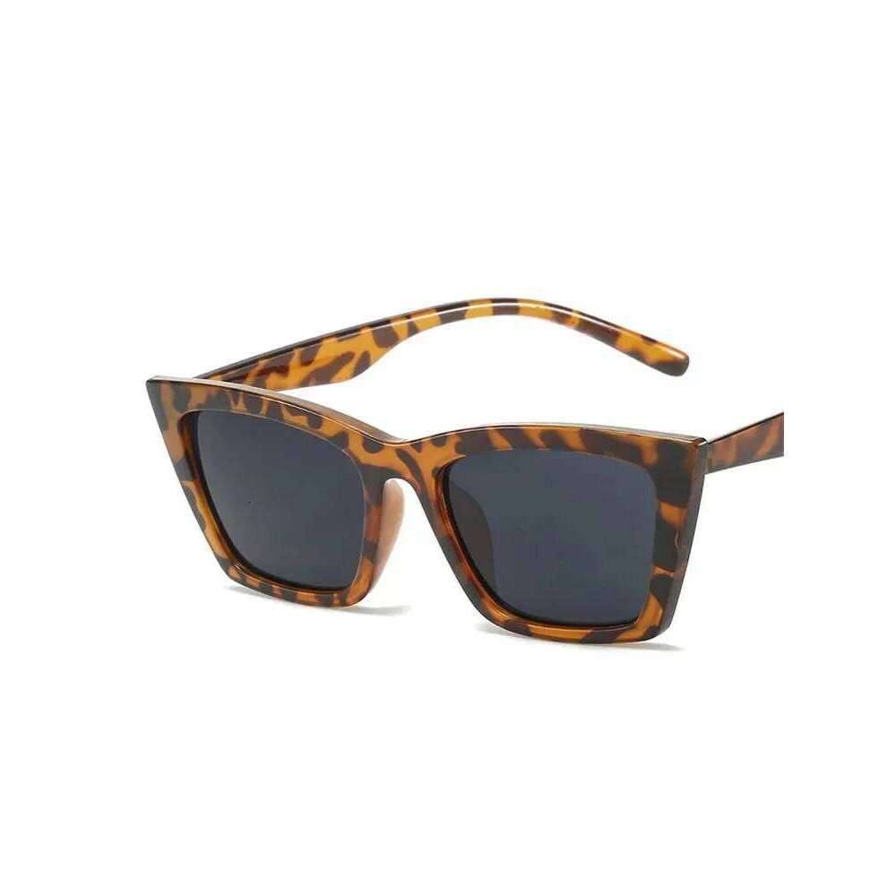 Vintage Cat Eye Sunglasses Women Square Small Frame Sun Glasses Female Brand Designer Retro Shades Fashion Oculos De Sol H260129