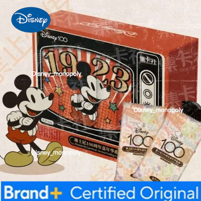 Disney Fun 100th Anniversary Carnival Commemorative Cards New Anime Peripherals Limited Collection Card Kids Toys Gift H2601291