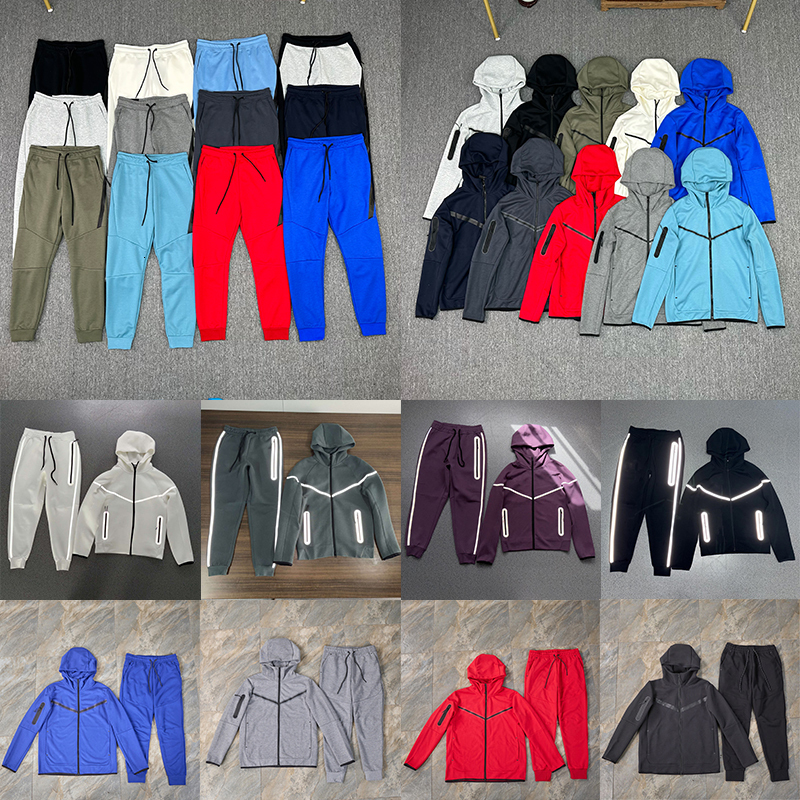 Designer Mens hoodie Tech Fleece Mens Womens Tracksuits Tech Sports Pants Hoodies Classic zipper Jackets Cotton Trousers Men Bottoms Jogger suit Sports shirts