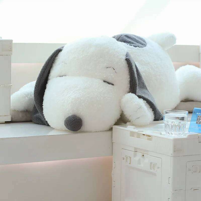 Snoopy Surroundings Extra Large Puppy Dog Pillow Bed Cushion Fill Paper Box Cover Plush Doll Birthday Gift Y260128