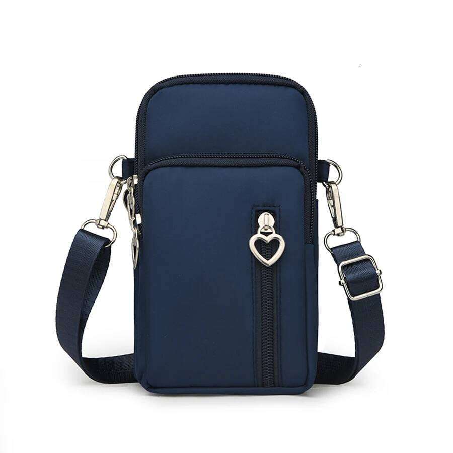 Small change phone Korean-style casual commuting backpack, nylon small square bag, single-shoulder crossbody bag XJ260129