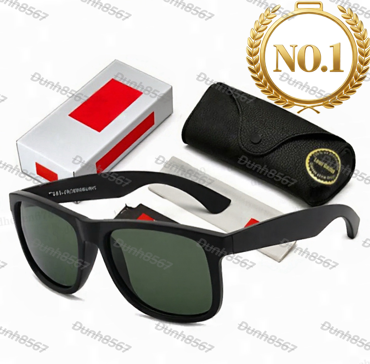 Designer Sunglasses Wayfareress 2140 Polarized and Classis Justin 4165 Sunglasses Club Master 3016 Eyeglasses with Leather Case Packages box