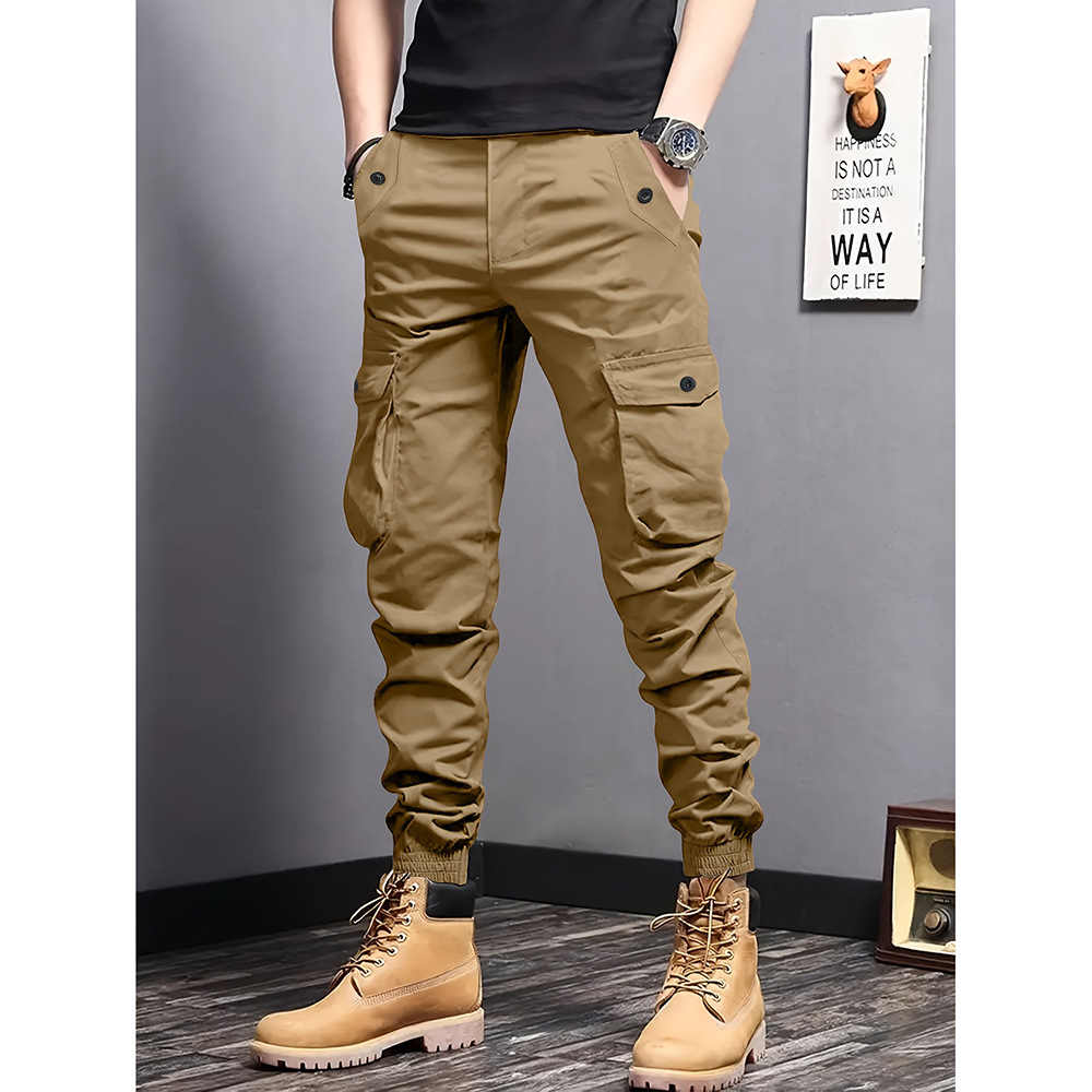 Free Shipping 2026 Men's American Techwear Cargo Pants, Functional Utility Trousers for Outdoor & Casual Wear, Spring Autumn All-Purpose Pants