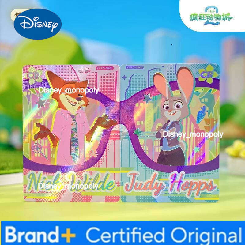 Disney New Society Anime Zootopia 2 Platinum Edition Nick Judy Gary Snake Commemorative Collection Card Series H260129 H260129