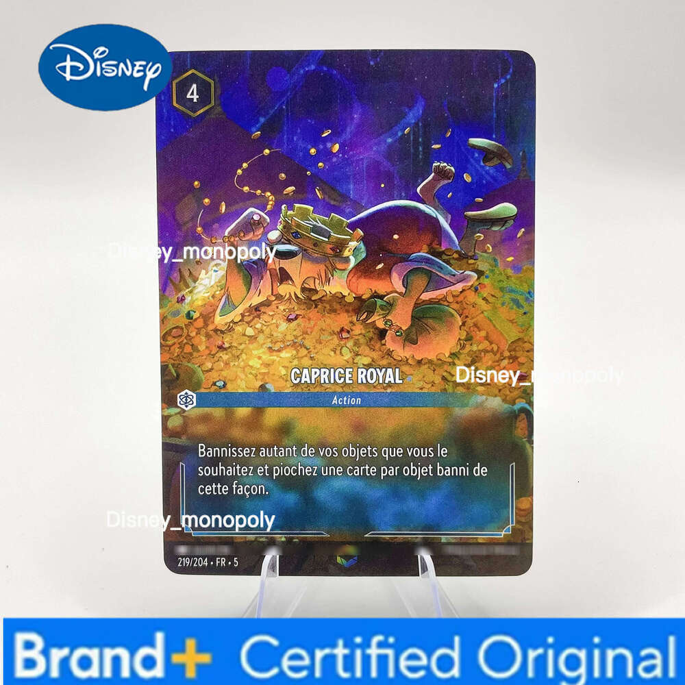 Disney PROXY Lorcana Chapter 5 French Foil Mufasa Scar Olaf Clarabelle Archimede Arthur TCG Game Collection Cards H260129