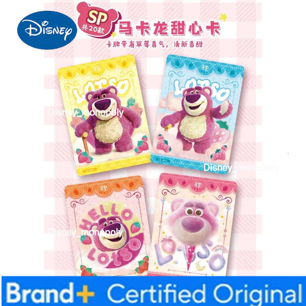 Disney New Card.fun Genuine Lotso Collection American Children's Animation Movie Toy Story Creative Cute Characters Rare Card Gift H260129