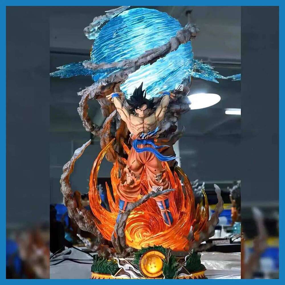 25cm Dragon Ball Spirit Sou Goku Anime Figures Super Saiya Pvc Statue Doll Action Figure Model Collection Toys Gift Y260128