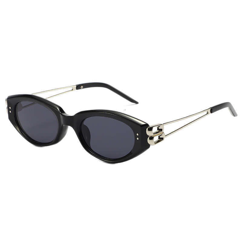 New Fashion Cat-Eye Sunglasses Women's Edition with High-End Feel and UV Protection