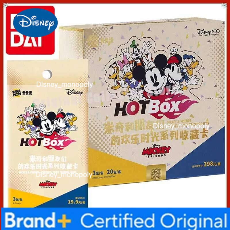 Disney Original Bandai Kakawow Trading Cards Official Brand New Mickey and Friends Series Collection Card HOTBOX Child Gift H260129 H260129