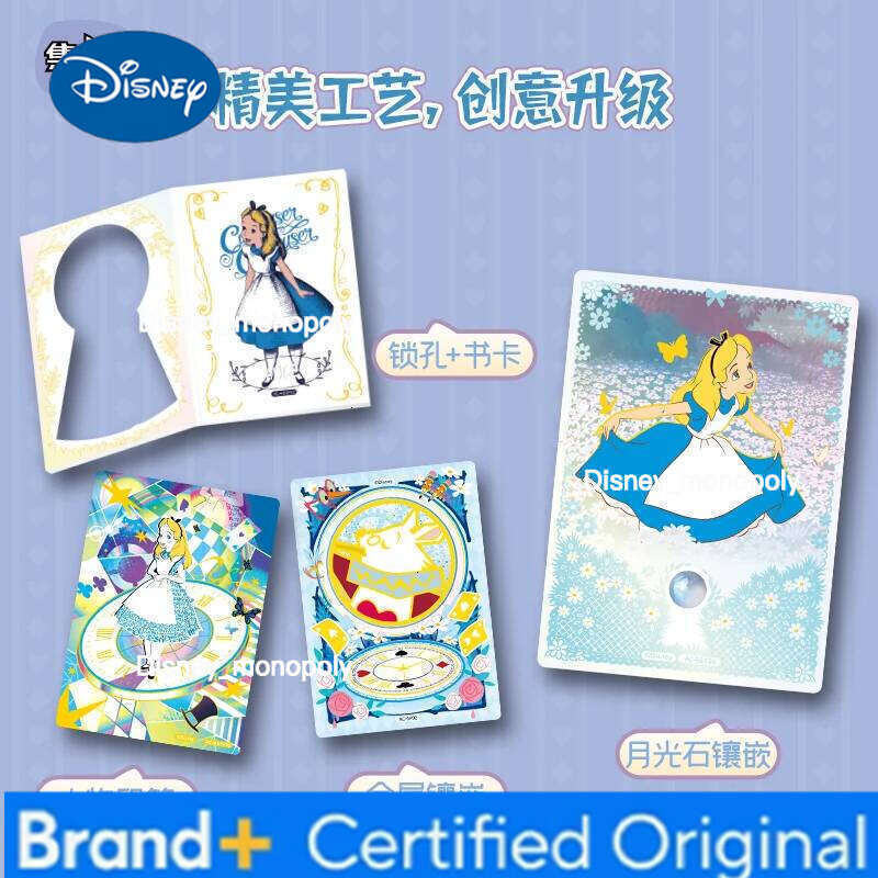Disney Card.Fun Genuine New Series Alice in Wonderland Collectible Anime Peripheral Cards Holiday Gifts H26012911