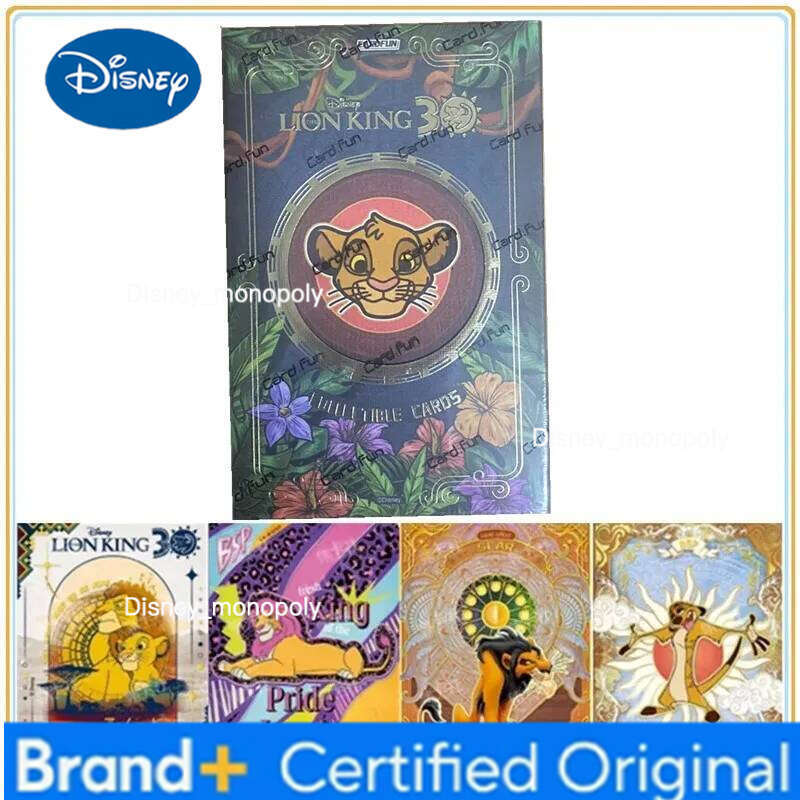 Disney CARD.FUN The Lion King 30th Anniversary Edition Trading Collectible Simba Scar Anime Character Card Kids Toys Gifts H260129