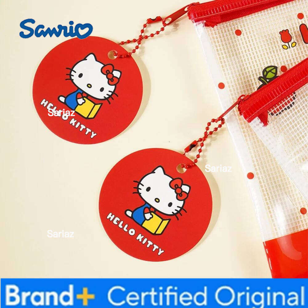 Sanrio Genuine Cartoon A5 Document Hello Kitty Snap Information Cute Student Folder Tutorial Storage Bag Gifts H2601291