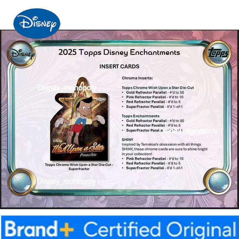 Disney 2025 New Topps Wonder Value Box Limited Collection Card LOOK FOR NUMBERED PARALLELS H260129 H260129