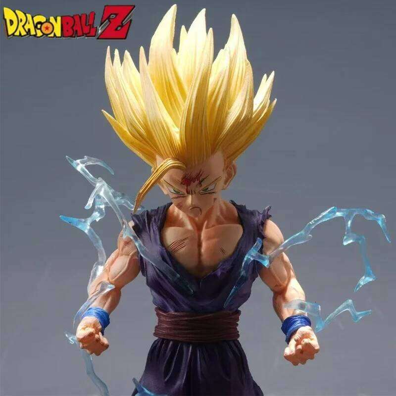 24cm Dragon Ball Z Anime Figure Gohan Action Figurine Super Saiyan 2 Cell Game Children Toys Son Goku Gift Z260129