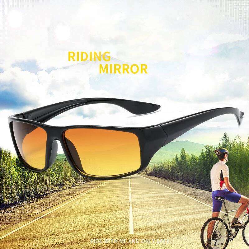 Men Vision Glasses Women Polarized Yellow Lens Anti-Glare Goggle Night Driving Sunglasses Eyewear UV400 H260129