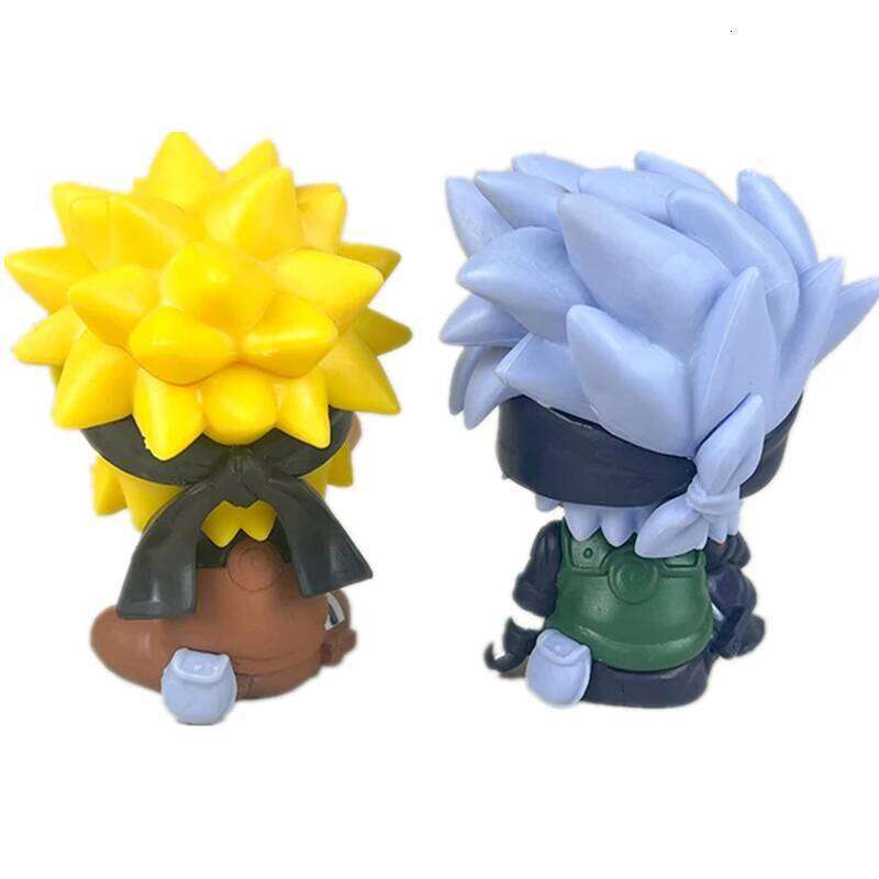 Popular Naruto anime Kakashi action Q version models cute Sasuke Itachi figures car decoration accessories toys Z260129