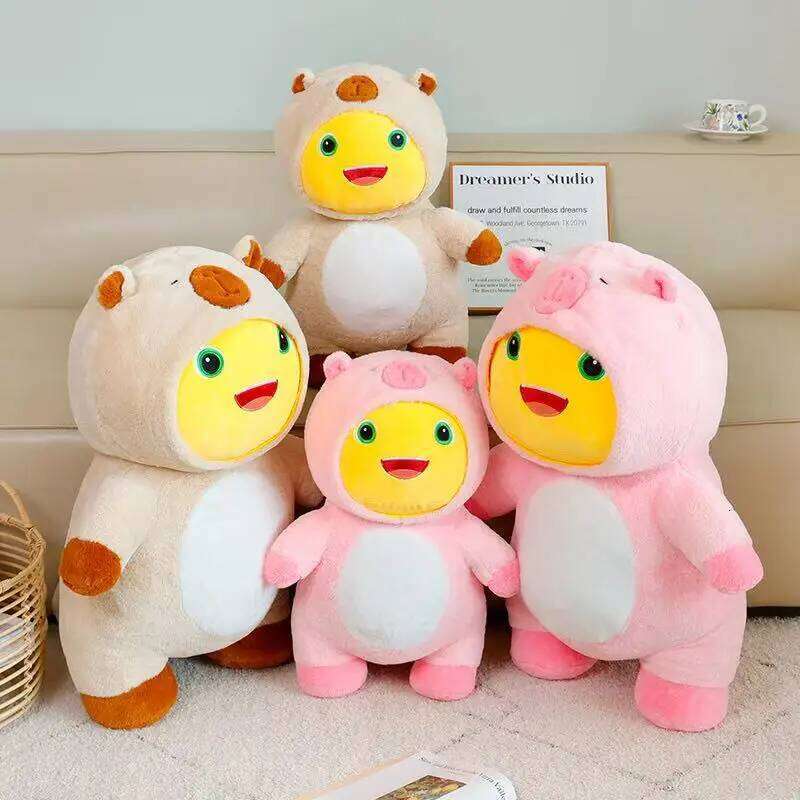 38/50cm New Simulation Chubby Milk Dragon Stuffed Plush Toy Cartoon Anime Cute Pillow Children's Birthday Gift Fun Doll Y260128