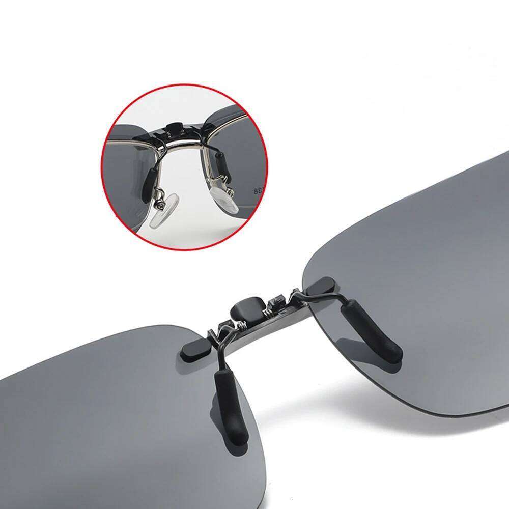 KLASSNUM Men Driving On Polarized on Sunglasses Clip Glasses for Myopia Day Vision Fishing UV400 Sun Glass H260129