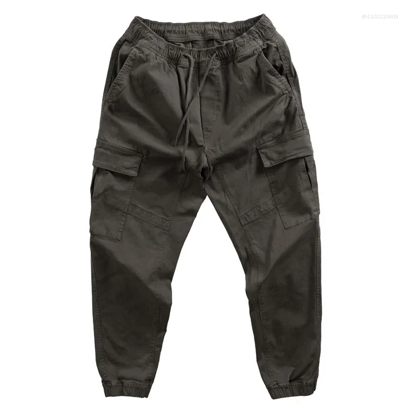 Men's Pants Loose-fit Work Durable Cargo Large Pocket For Electrical Welding Auto Repair Casual Spring Summer