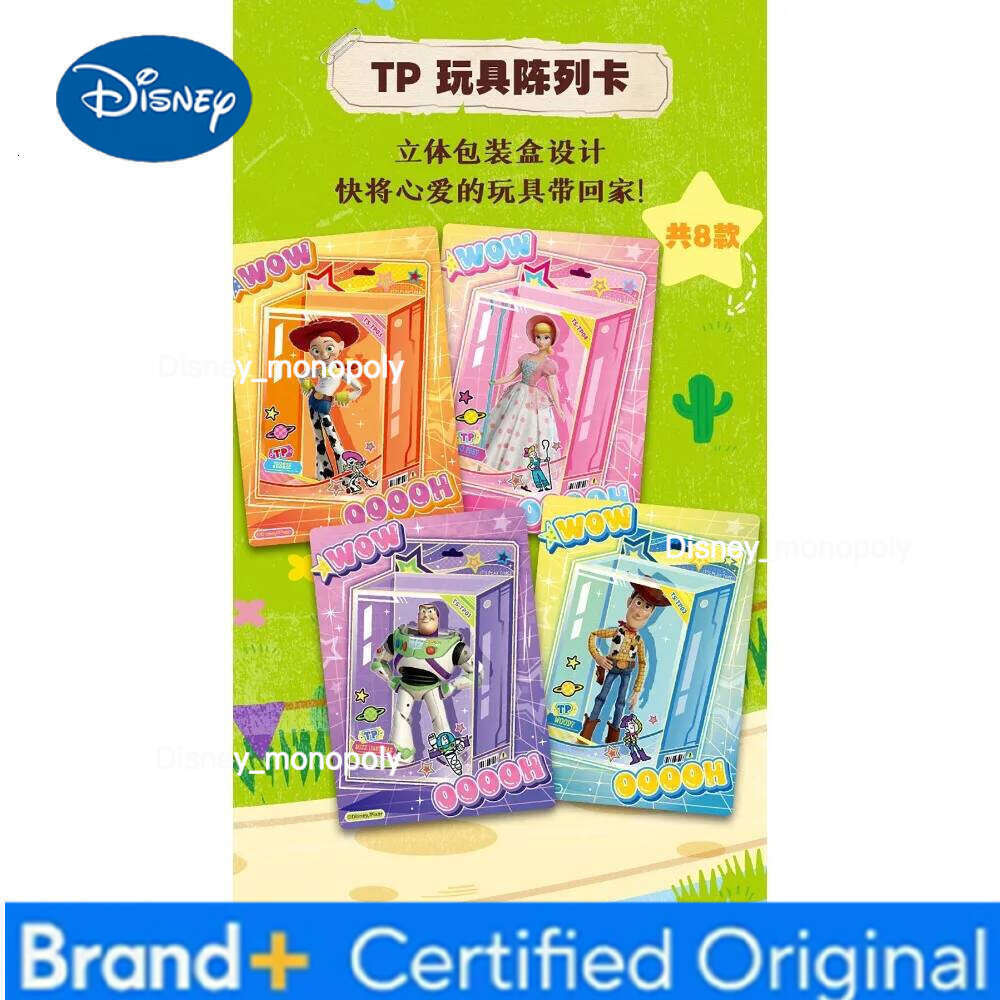 Disney CARD.FUN Genuine Toy Story Collection Classic IP Roles High Quality Advanced Retro Poster Cards Gifts for Friends H260129